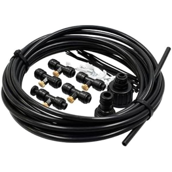 Kit för nebuliseringssystem för kylning - FERRESTOCK - FSKNEB002 - 7,5 m - Svart