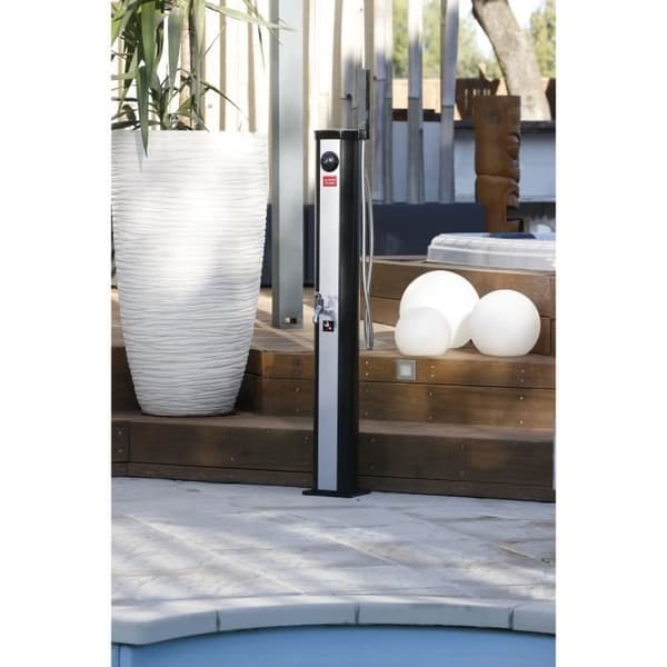Ubbink Solaris ELITE utomhussoldusch - 18L tank - Blandare och handdusch - Ø15 x H118 cm