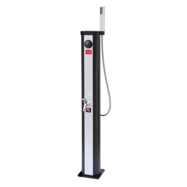Ubbink Solaris ELITE utomhussoldusch - 18L tank - Blandare och handdusch - Ø15 x H118 cm