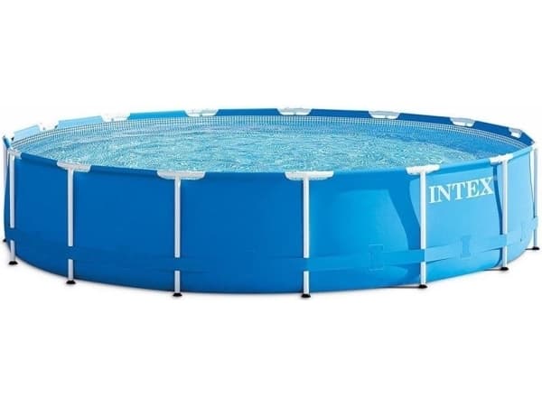 Intex 28212GN, Pool med ram, Blå, Vit, 24,1 kg