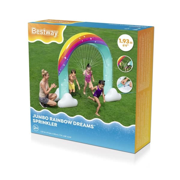Bestway Jumbo Sprinkler Regnbue 221x71x193 cm +2 År Have 52732