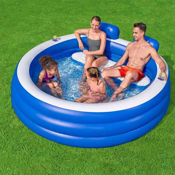 Bestway Familie Oppustelig Pool 231x219x79 +6 År Have 54422