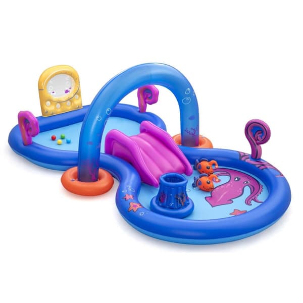 Bestway Oppustelig Pool Legeland Eventyr Hav 330x188x117 cm +2 År Have 53167