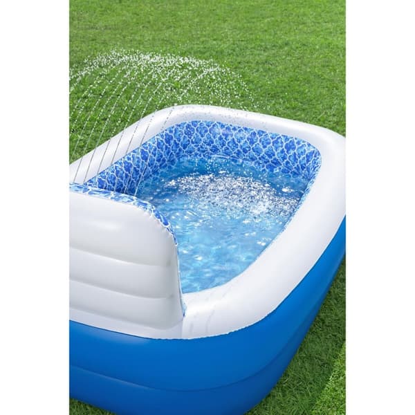 Oppblåsbart plaskebasseng for barn Bestway 229 x 152 x 196 cm