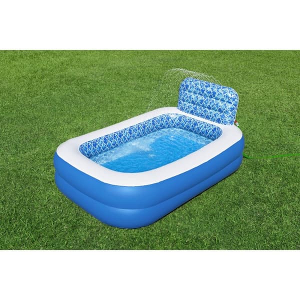 Oppblåsbart plaskebasseng for barn Bestway 229 x 152 x 196 cm