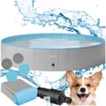 Miniatyrbillede 1 af 10: Hundepool Nele, foldbar, med tilslutningsslange - 160 cm