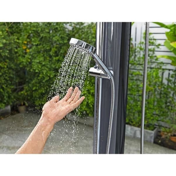 Solar pool dusch 35 L - Bestway - Svart - 63x63x218cm