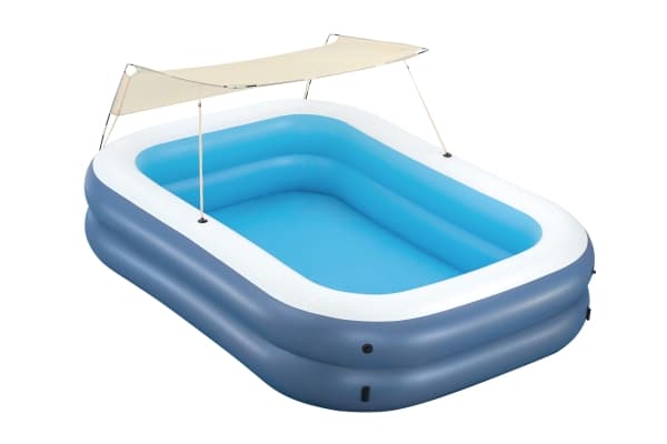 Uppblåsbar familjepool med tak 254 x 174 x 140 cm Bestway 54449