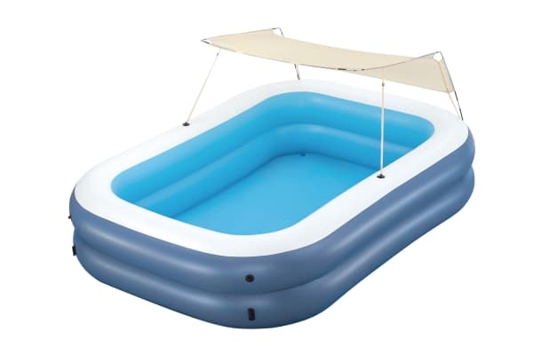 Uppblåsbar familjepool med tak 254 x 174 x 140 cm Bestway 54449