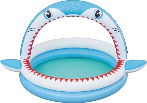 Bestway oppblåsbart basseng med sprinkler, Bestway, 163x127x92 cm, blått