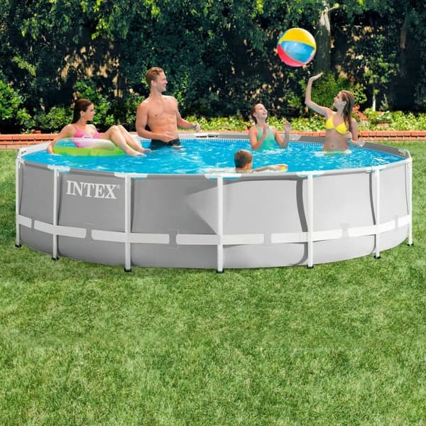 Irrotettava allas Intex Prism Frame 14.614 l Harmaa 457 x 107 cm