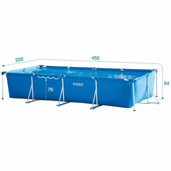 Bollhav Intex Frame 7127 L Rektangulär 450 X 220 X 84 CM