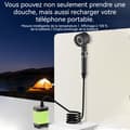 Miniatyrbild 4 av 4: Campingdusch PASSIONOVA 6000mAh elektrisk, uppladdningsbar duschpump med temperaturskärm och effektskärm