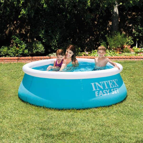 Easy Set Swimming Pool Turkosblå - Intex