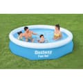 Miniatyrbild 2 av 4: BESTWAY Självstående rund pool Fast Set 305 x 66 cm med filtration