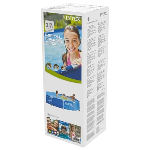 Simbassäng - Intex - Metallram 28210NP - 366 x 76 cm - Stål - 6 503 liter