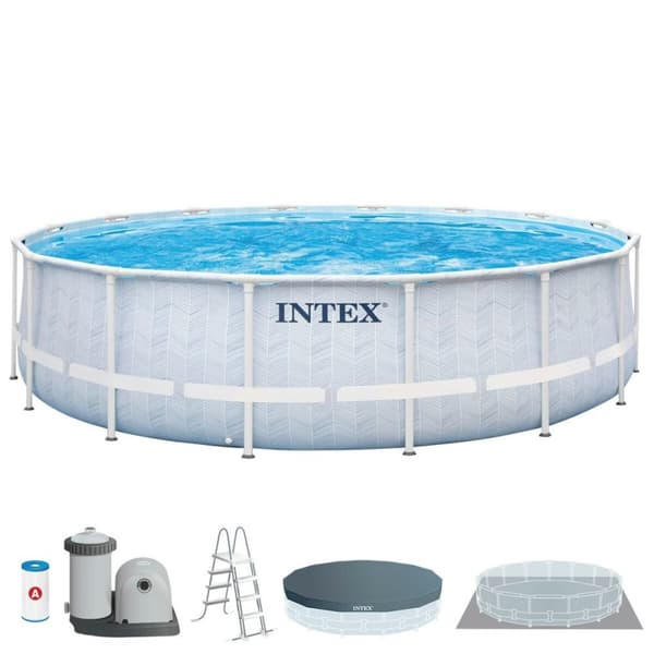 Irrotettava allas Intex Chevron Prism Pyöreä 427 x 107 cm