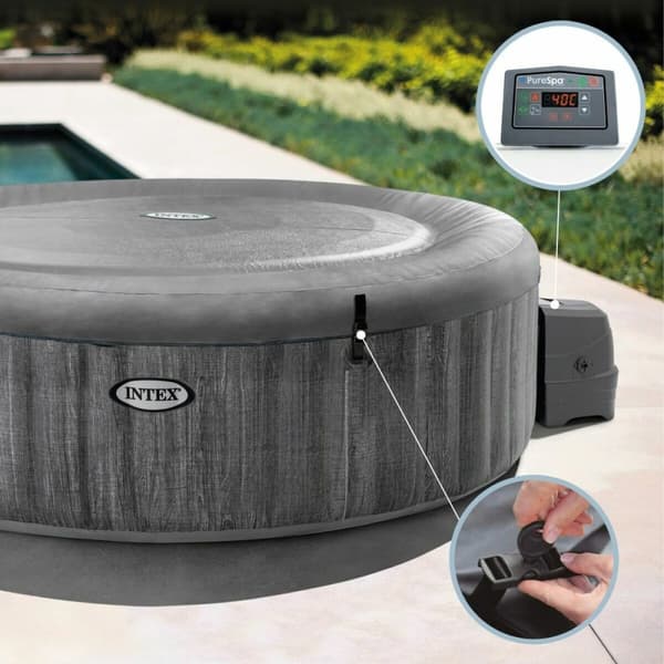 Puhallettava allas Intex 220-240 V Jacuzzi 196 x 71 cm