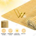 Miniatyrbild 4 av 4: TD Canisse 80cm x 500cm trädgårdsstaket för terrass balkong trädgårdsstaket solskydd vindtätt PVC insynsskydd PVC canisse