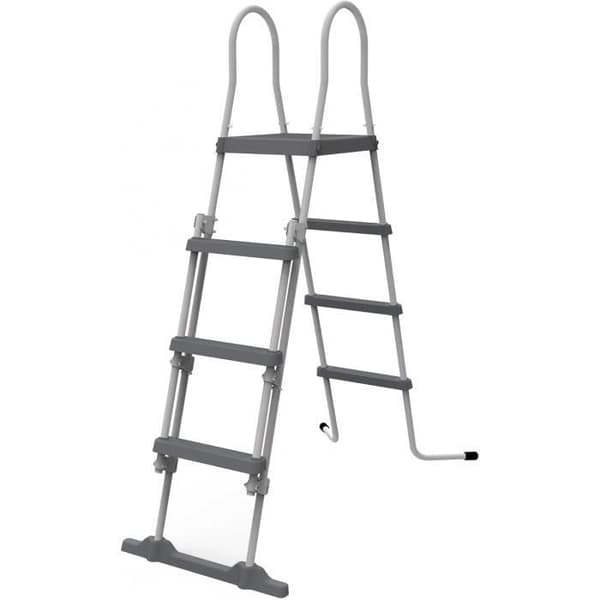 Jilong 29r150 poolstege med säkerhetsanordning 122 cm, Grå