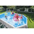 Miniatyrbild 3 av 4: INTEX Tubular Above Ground Pool Kit - Pris Ram - 503 x 274 x 122 cm - Oval (Pump, lock, markduk och stege) - 26796NP