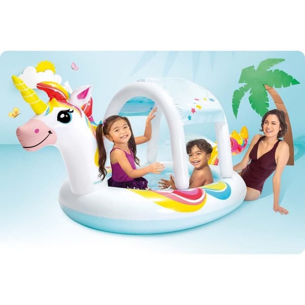 Suihkuallas katolla Unicorn 254 x 132 cm Intex 58435