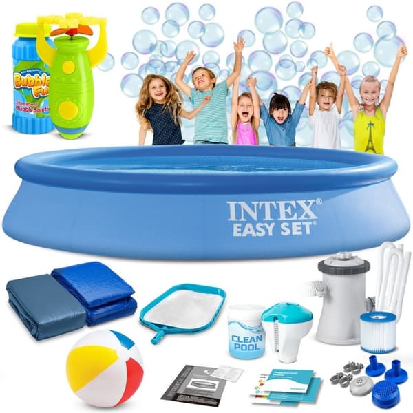 Haveudvidelsespool 305 x 61 cm 16 i 1 INTEX 28118 + boblemaskine GRATIS