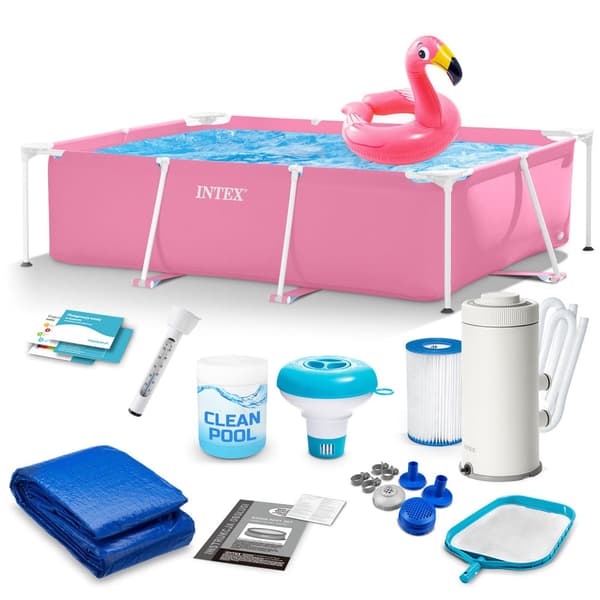 Ramme havepool 220 x 150 x 60 cm 15 i 1 INTEX 28266