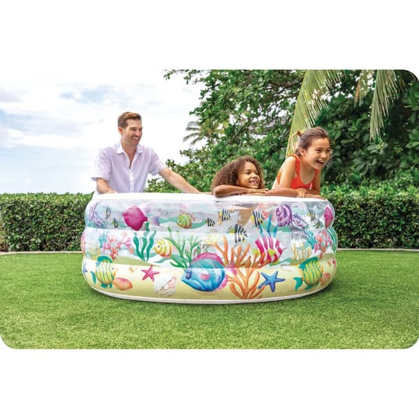 Puhallettava allas, kahluuallas, akvaario, 152x56 cm, INTEX 58480