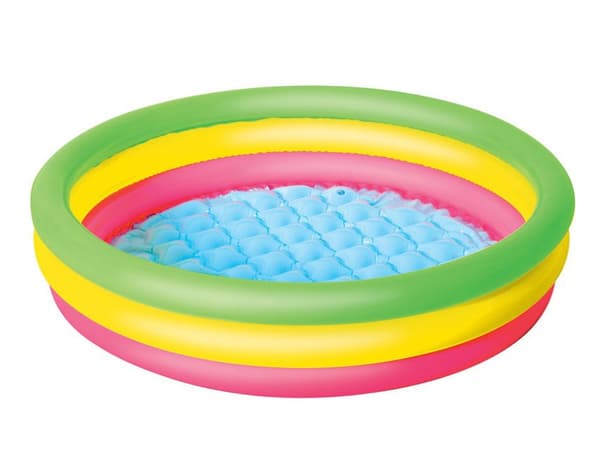 Farverig oppustelig pool 102 x 25 cm Bestway 51104