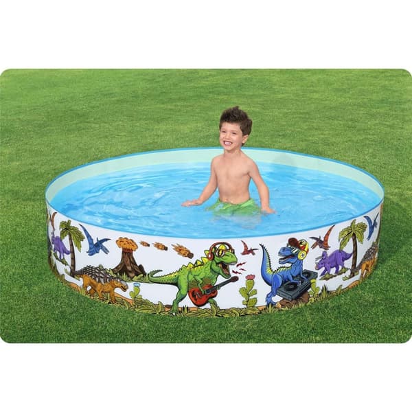 Trädgårdspool Dinosaurier 244 x 46 cm Bestway 55001
