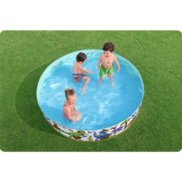 Trädgårdspool Dinosaurier 244 x 46 cm Bestway 55001