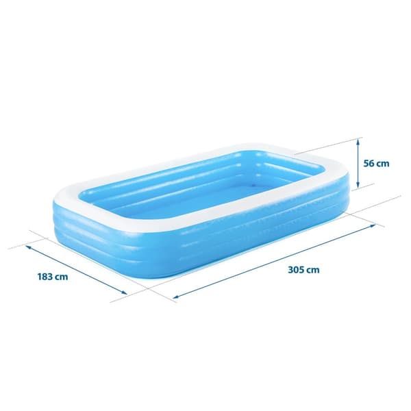 Familie oppustelig pool 305x183x56cm Bestway 54009