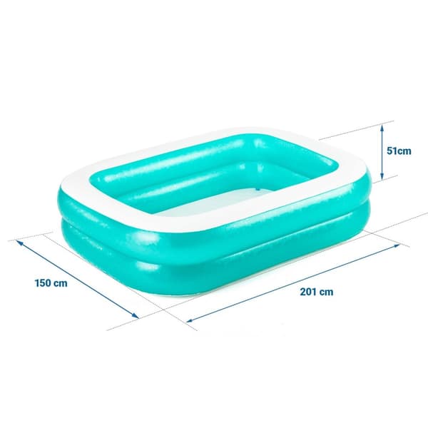 Koko perheen puhallettava uima-allas 201 x 150 x 51 cm Bestway 54005