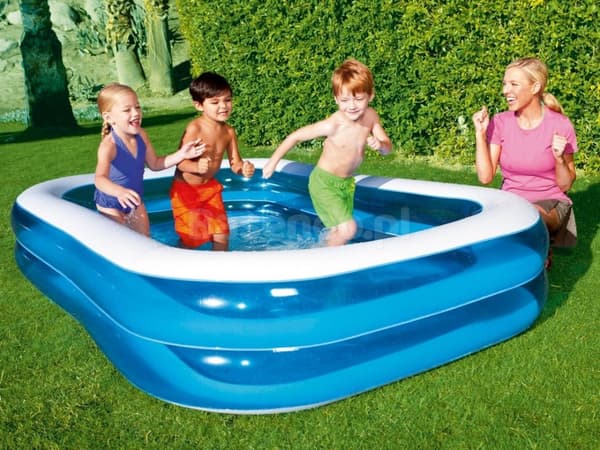Koko perheen puhallettava uima-allas 262 x 175 x 51 cm 3in1 Bestway 54006