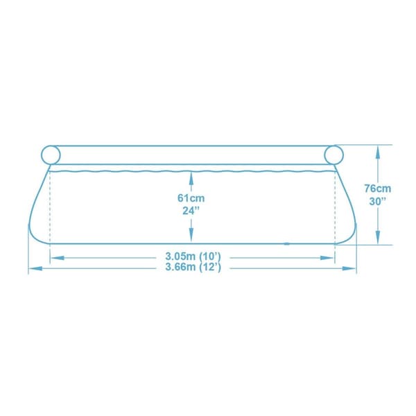 Haveudvidelsespool 366 x 76 cm 4 i 1 Bestway 57443
