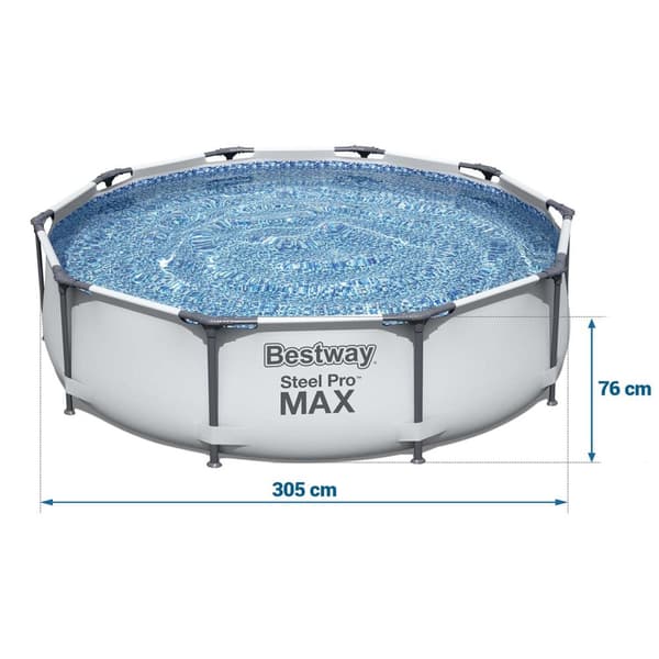 Ram trädgårdspool 305 x 76 cm 17 i 1 Bestway 56406
