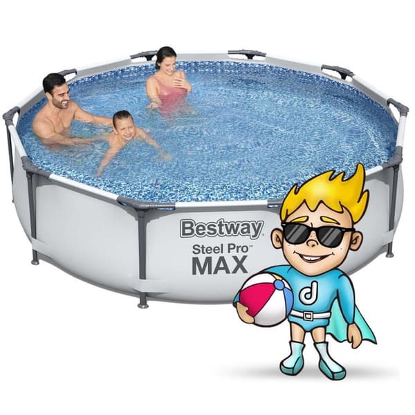 Ram trädgårdspool 305 x 76 cm 17 i 1 Bestway 56406