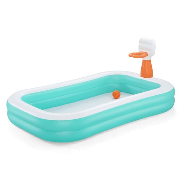 Uppblåsbar pool Dunk'N Splash 251 x 168 x 102 cm Bestway 54445