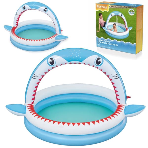 Oppustelig pool med sprinkler 163 x 127 x 92 cm Bestway 53157