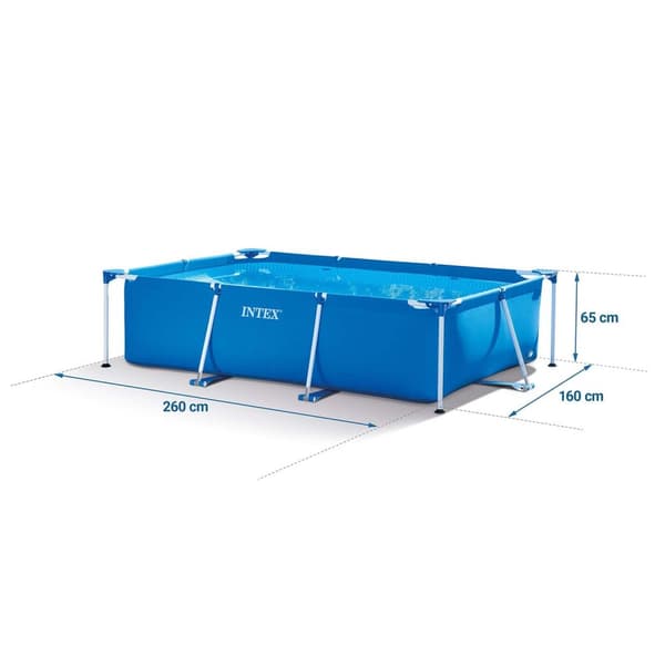 Ram trädgårdspool 260 x 160 x 65 cm 15 i 1 INTEX 28271