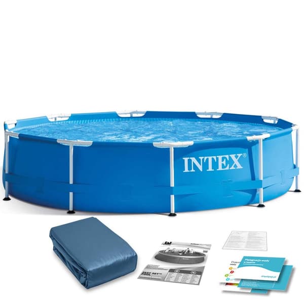 Ram trädgårdspool 305 x 76 cm 6 i 1 INTEX 28200