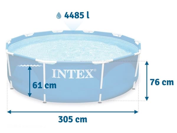 Stomme trädgårdspool 305 x 76 cm INTEX 28200