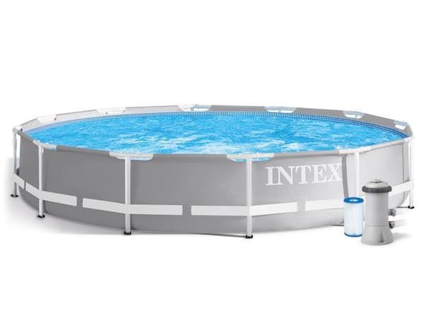 Prisma ram ram trädgård pool 366 x 76 cm 9 i 1 INTEX 26712