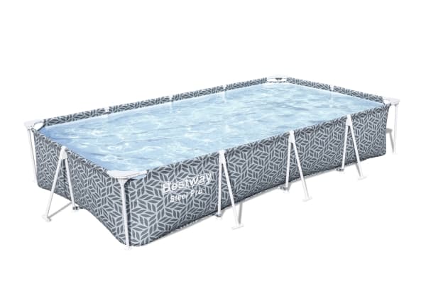 Bestway 561FV, 4000 l, Innrammet basseng, Barn og voksne, Grå, 22 kg