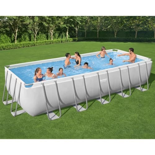 Bestway Ovanmarkspool Power Steel rektangulär 19281 L
