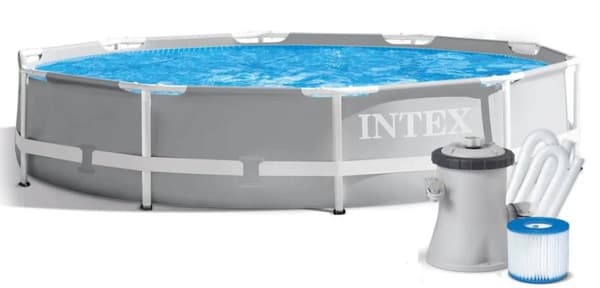 Havepool med ramme 366 cm Intex 26712 + pumpe