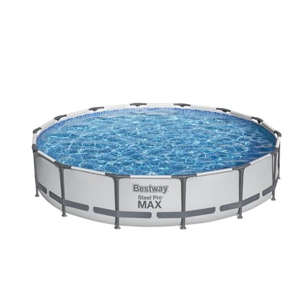 Kit för ovanmarkspool i rör BESTWAY - Steel Pro Max - 427 x 84 cm - Rund (Filtret med patron, 1 patron)