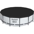 Miniatyrbild 3 av 5: BESTWAY Steel Pro Max™ Tubular Above Ground Pool Kit - 427 x 122 cm - Rund (Med ett patronfilter, ett lock och en stege)