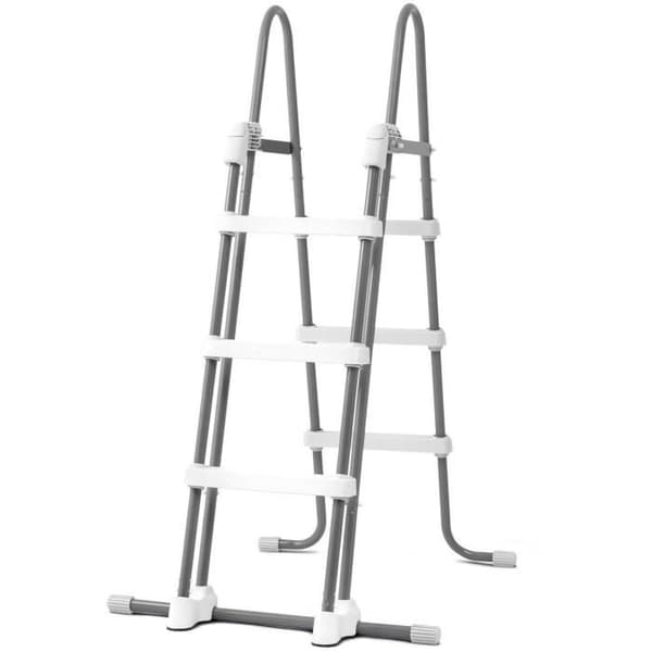 INTEX Tubular Above Ground Pool Kit - Pris Ram - 427 x 107 cm - Rund (Pump, lock, markduk och stege) - 26722NP
